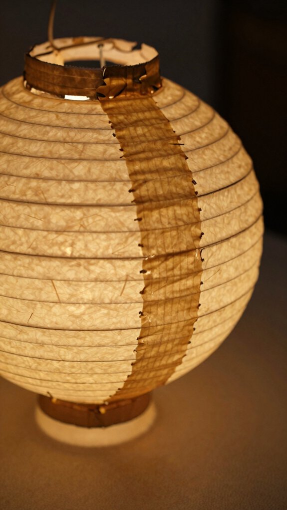 handmade corrugated cardboard lantern