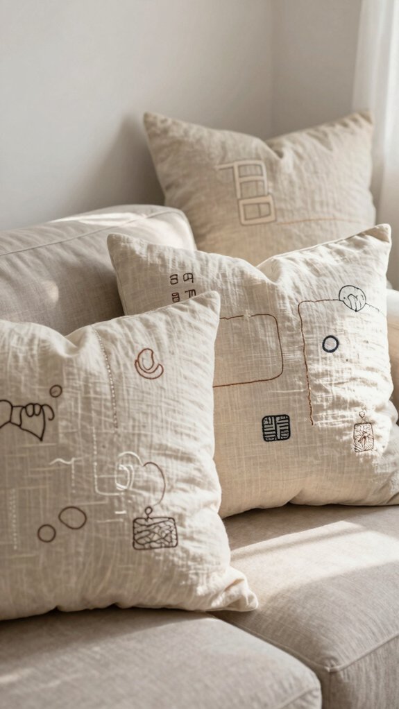 handmade cozy pillow cover