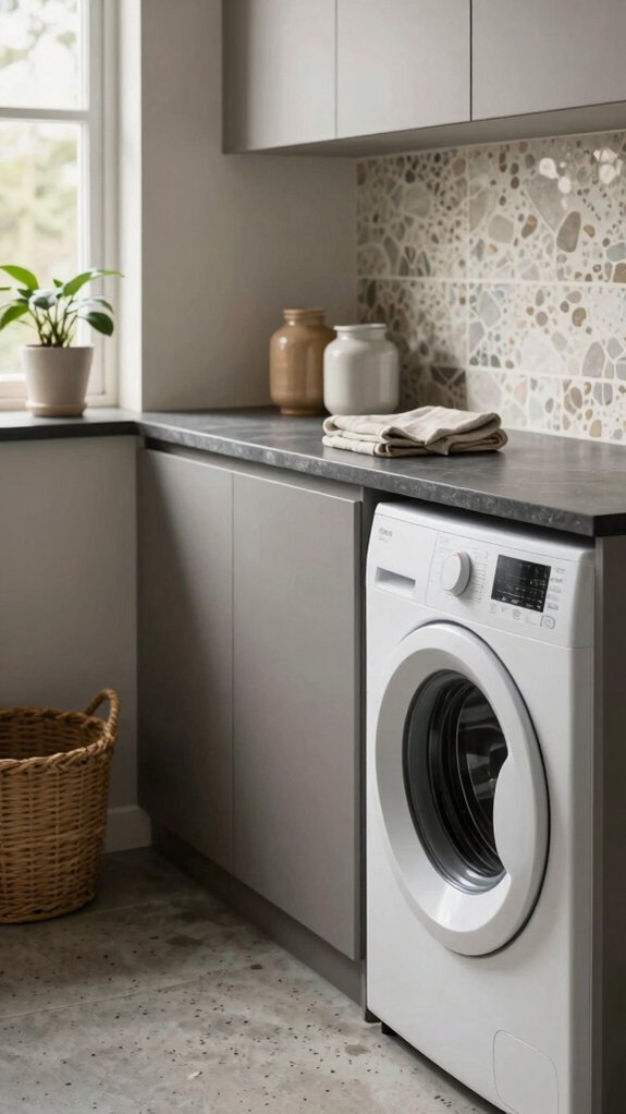 laundry countertop workspace