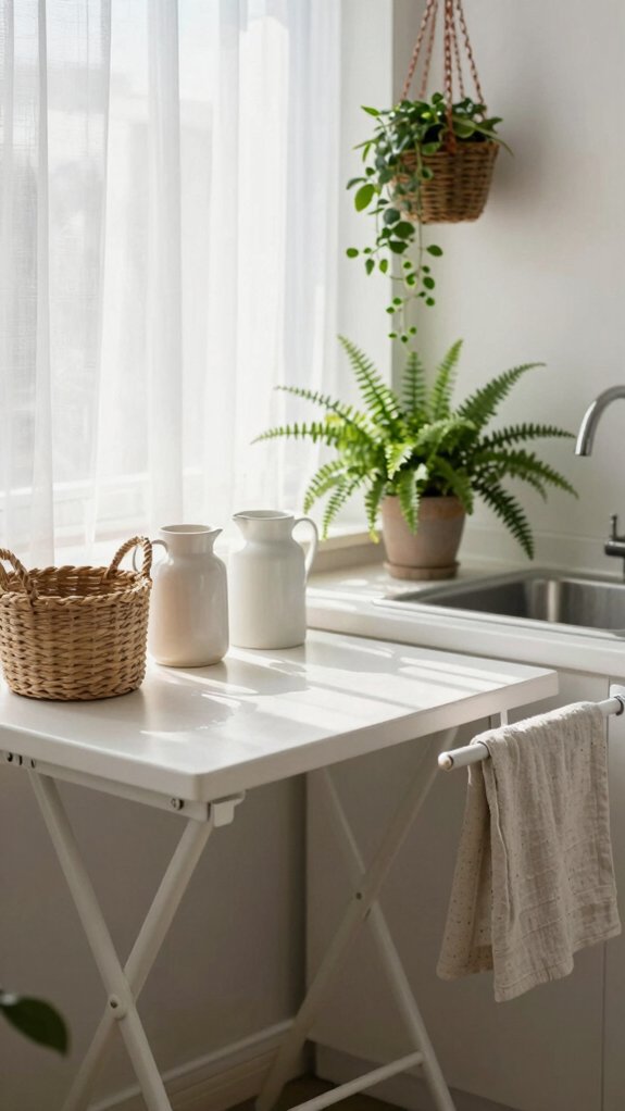 laundry room plant decor tips