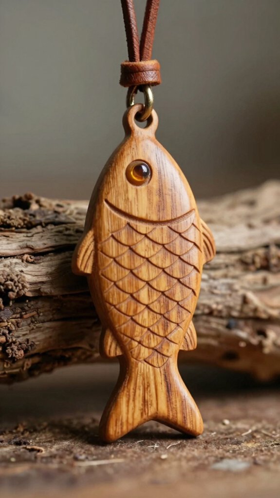 natural woodfish seed beads