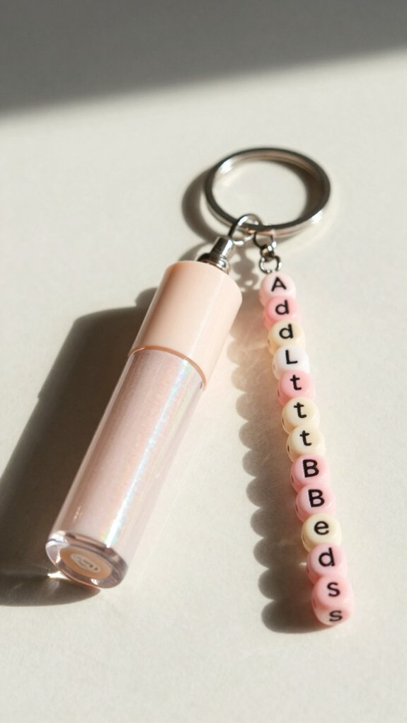 personalize with letter beads