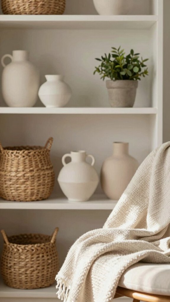 personalized floating shelf styling