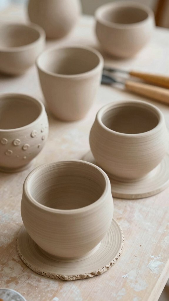 pinch pot slab cup combo
