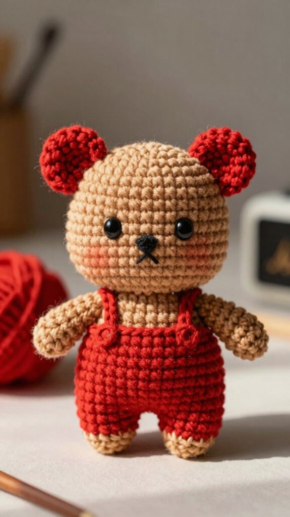 playful firefighter crochet marshall