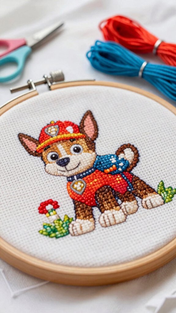 quick cheerful beginner cross stitch