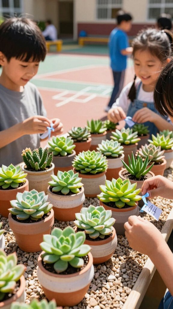 ready to gift tiny succulents