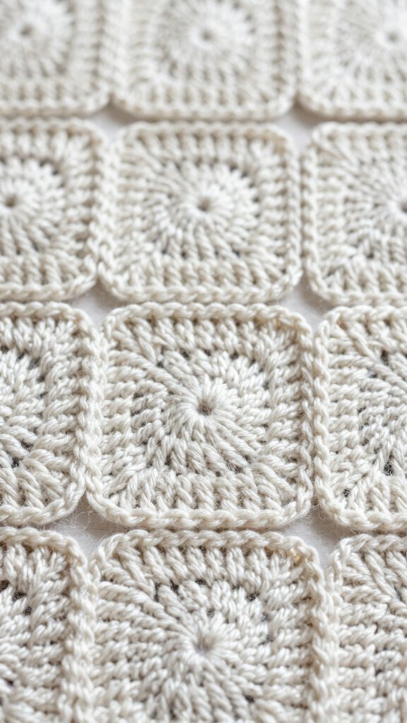 repeatable geometric crochet motifs
