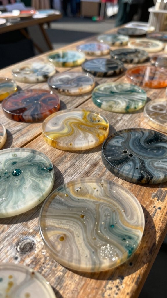 resin coaster art for profit