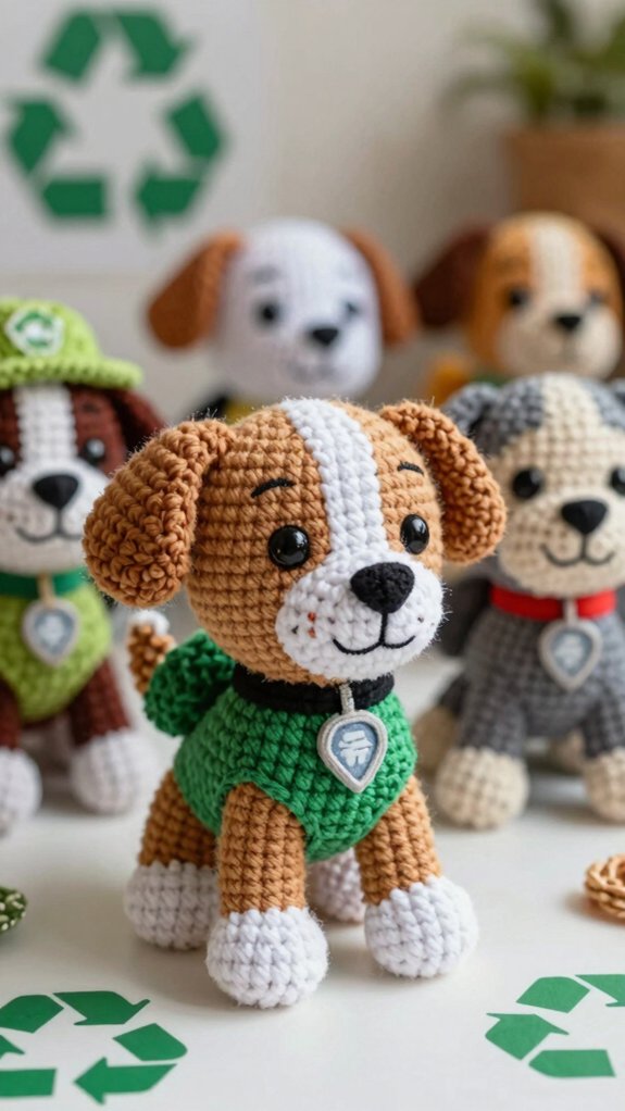 rocky paw patrol amigurumi