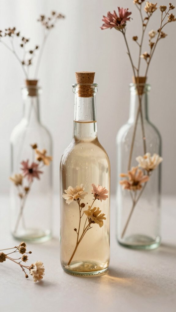 rustic dried flower bottle vase