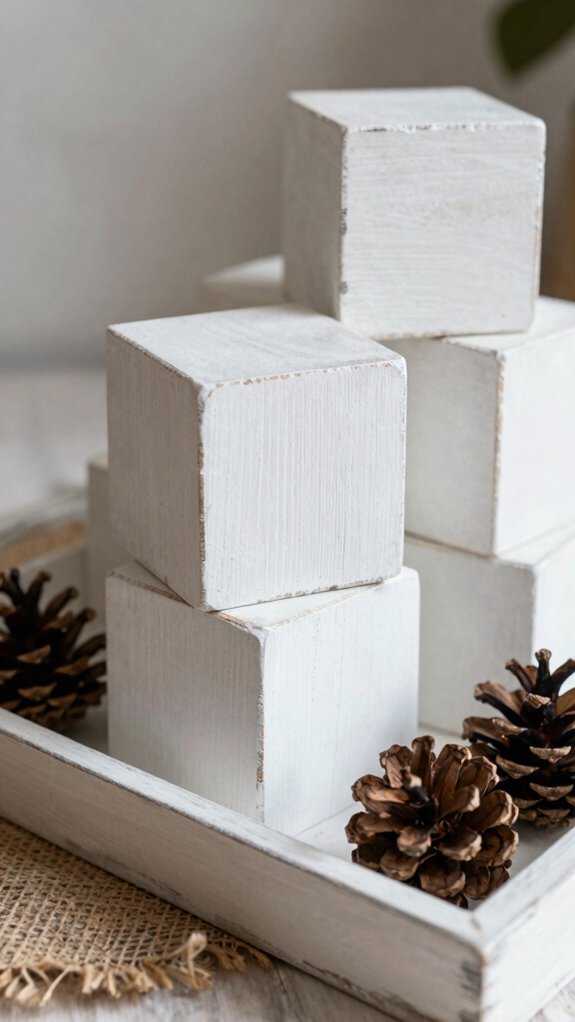 rustic farmhouse charger cube