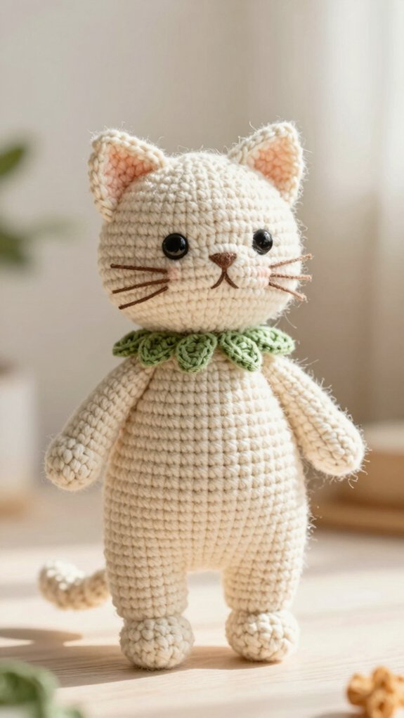 seasonal cat outfit crochet