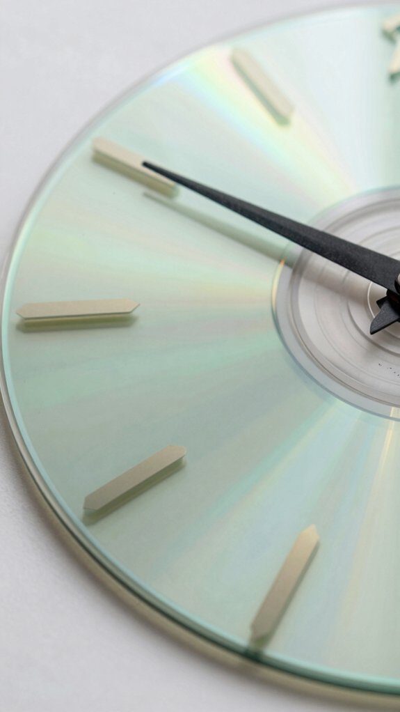 shiny cd custom clock face