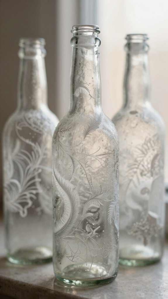 soft dreamy frosted glass