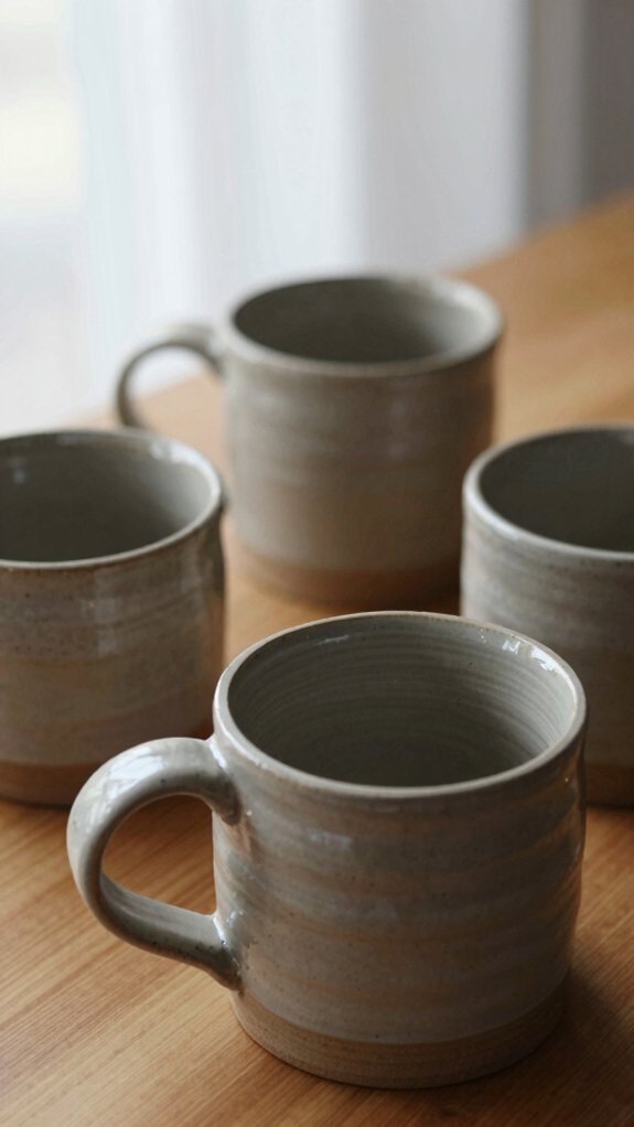 sturdy glazed coffee mug