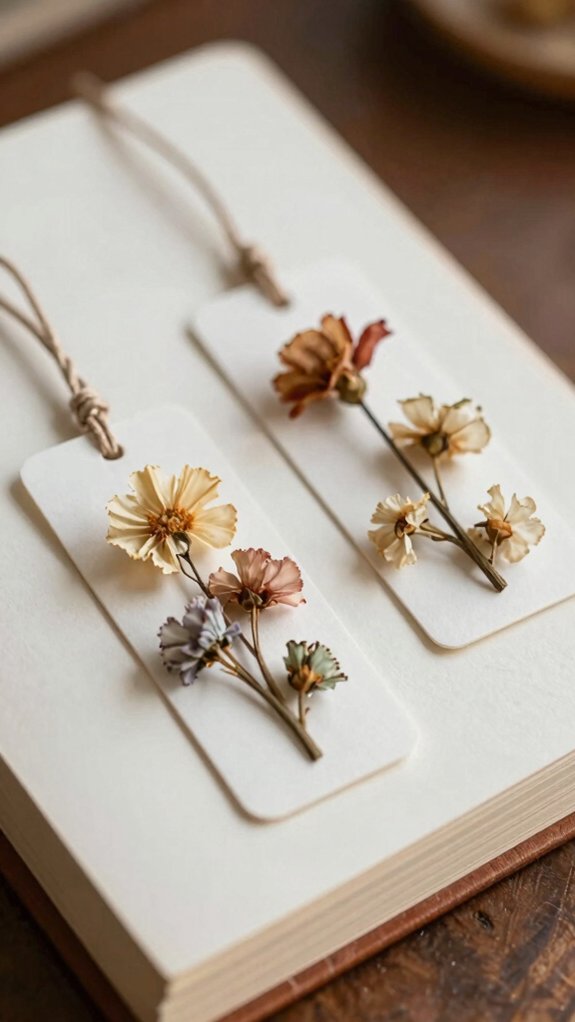 thread ribbon through hole tassel