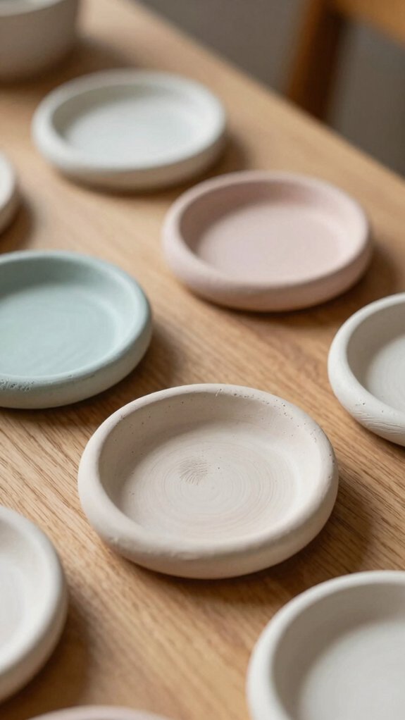 tiny air dry clay photo holder