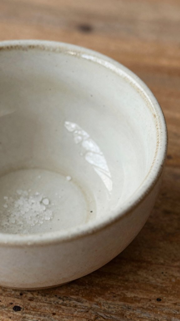 tiny pinch salt bowls clay