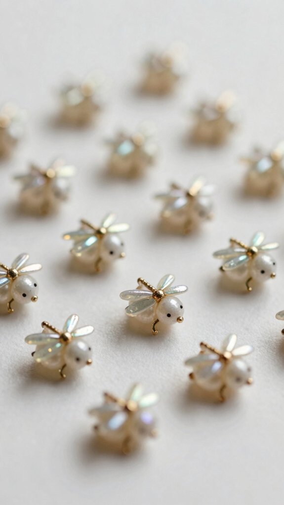uniform seed beads brick stitch wings