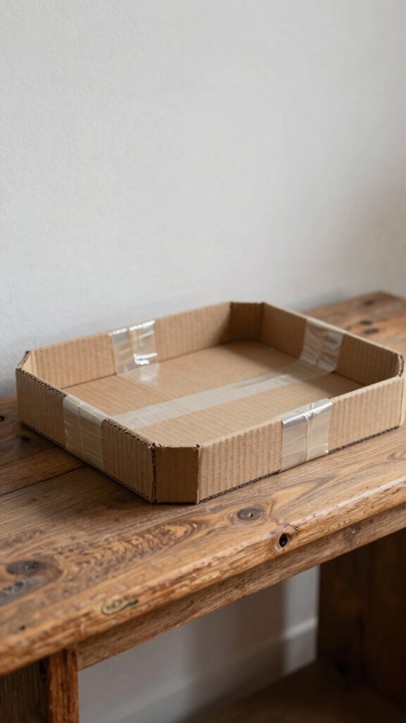upcycled entryway catchall tray