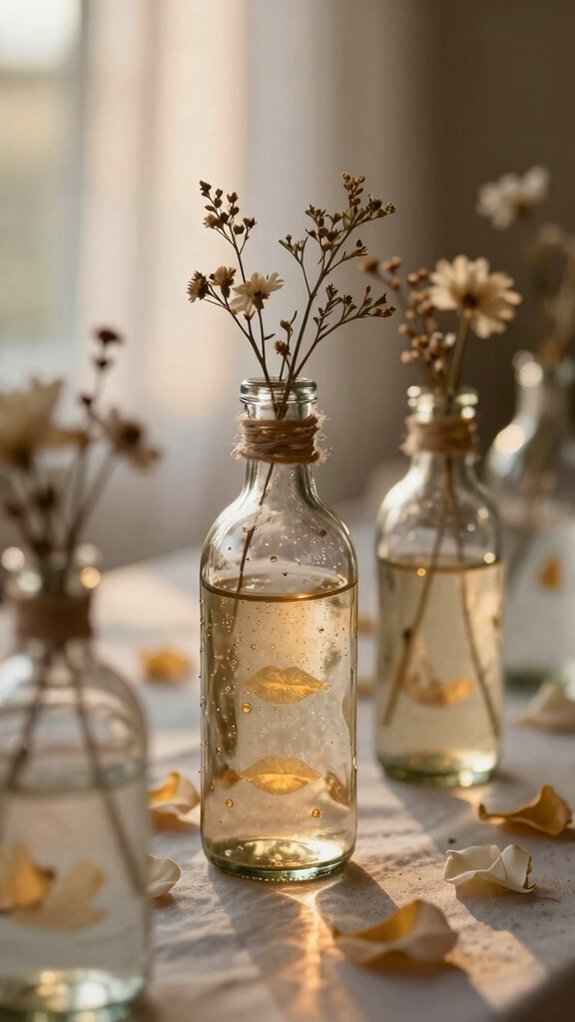 vinyl decals on glass bottles