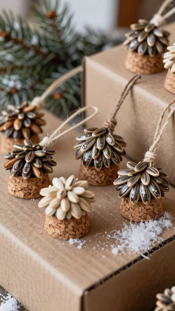 winter bird seed ornaments