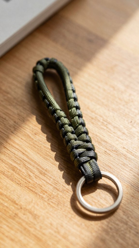 woven paracord keychain tutorial