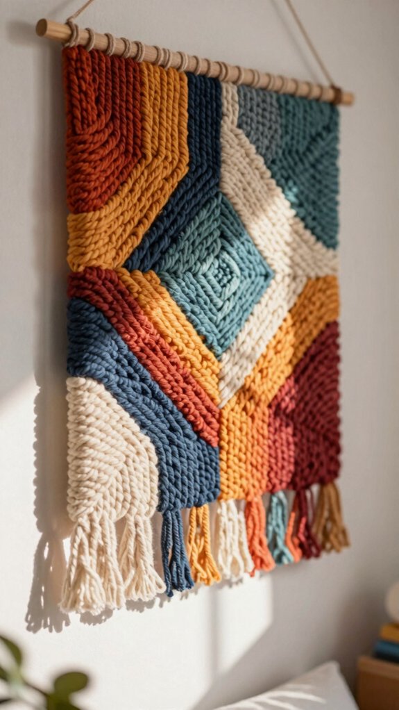 wrap fringe add color hang