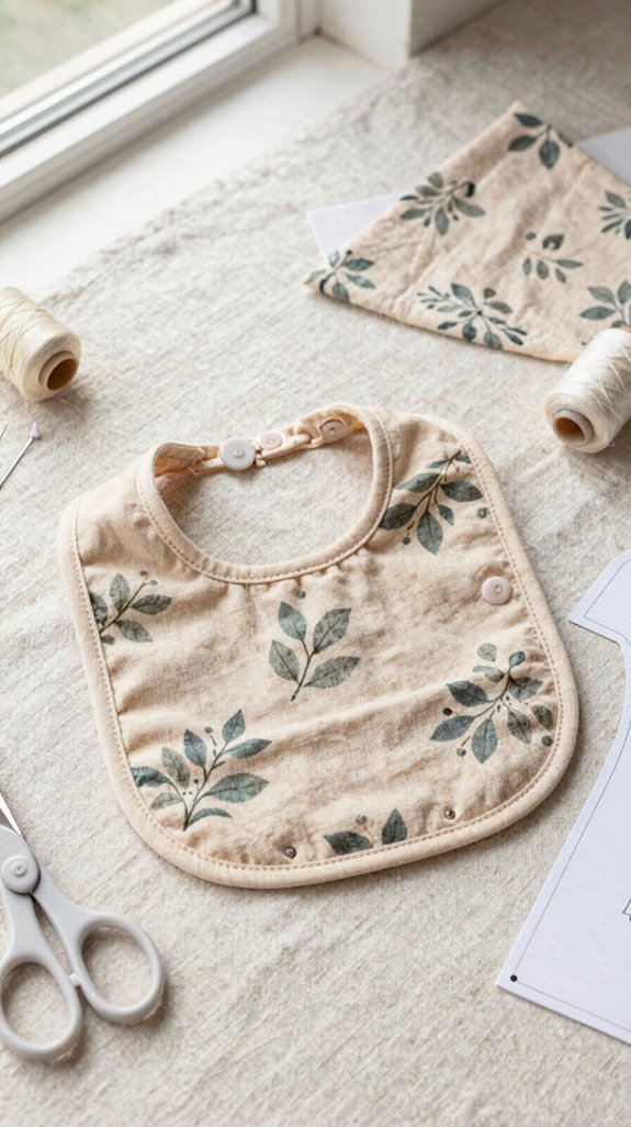 beginner friendly baby bib project