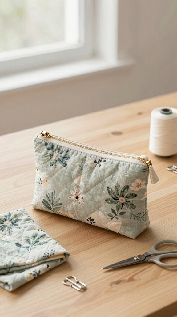 beginner friendly zipper pouch storage