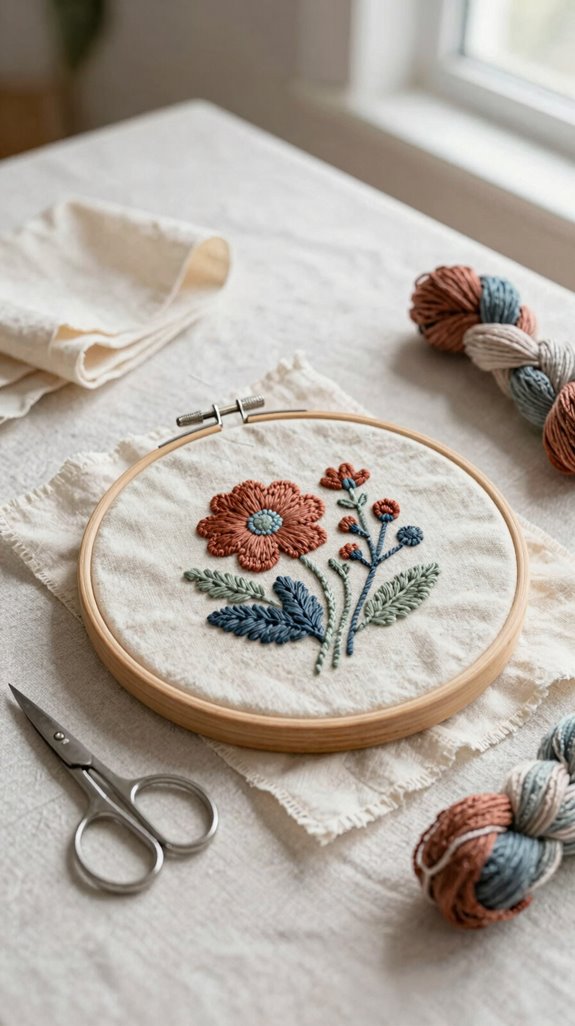 beginner hoop art greeting