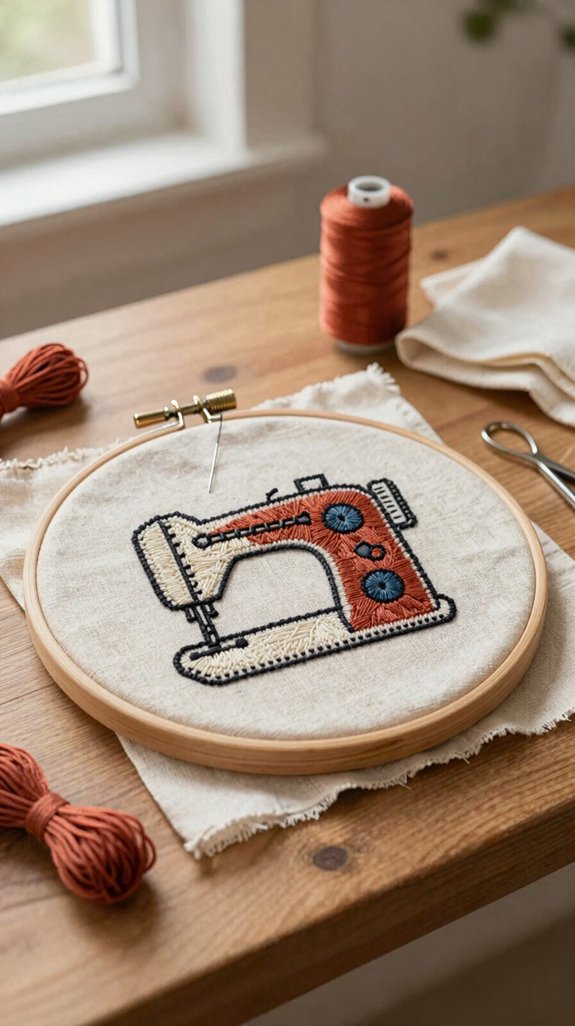 bold minimalist sewing machine