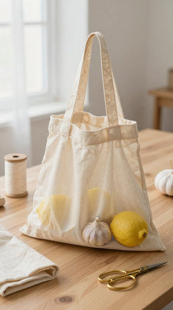 breathable reusable produce bag