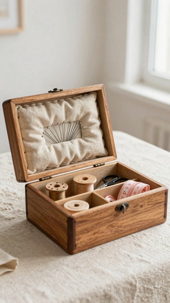 built in pin cushion with foam
