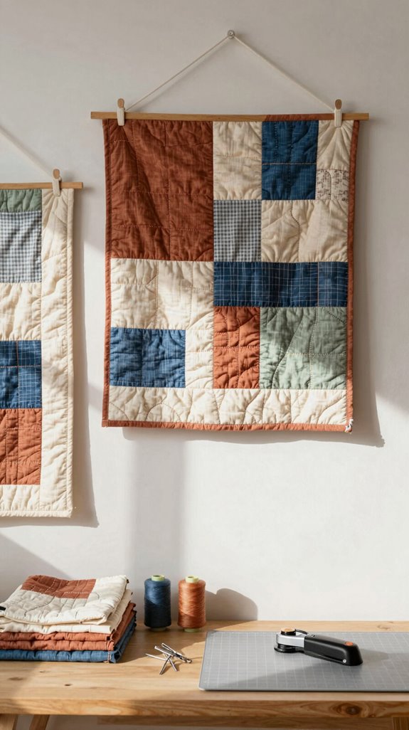 cheerful wall quilt timeline