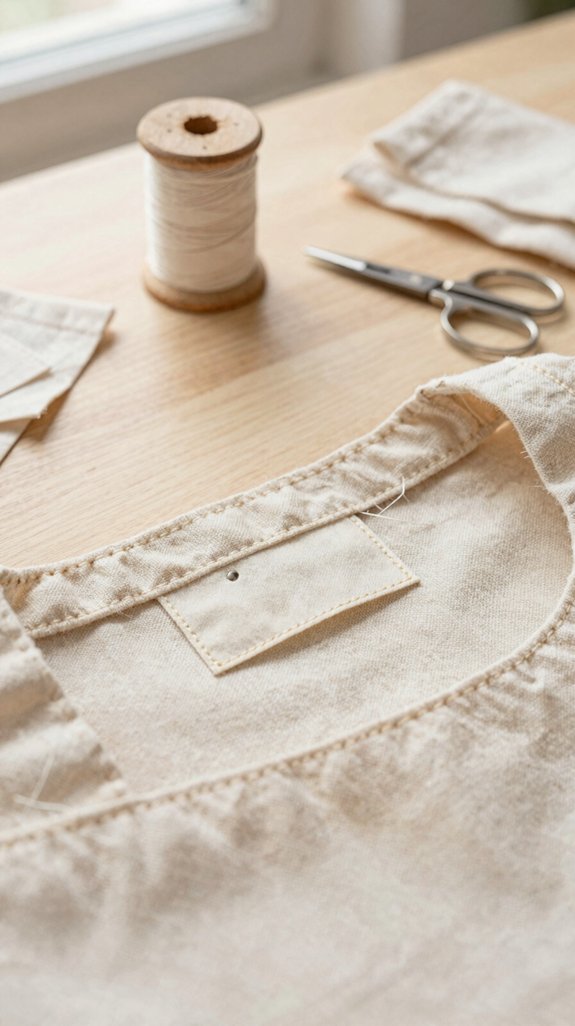 compact clear fabric label logos
