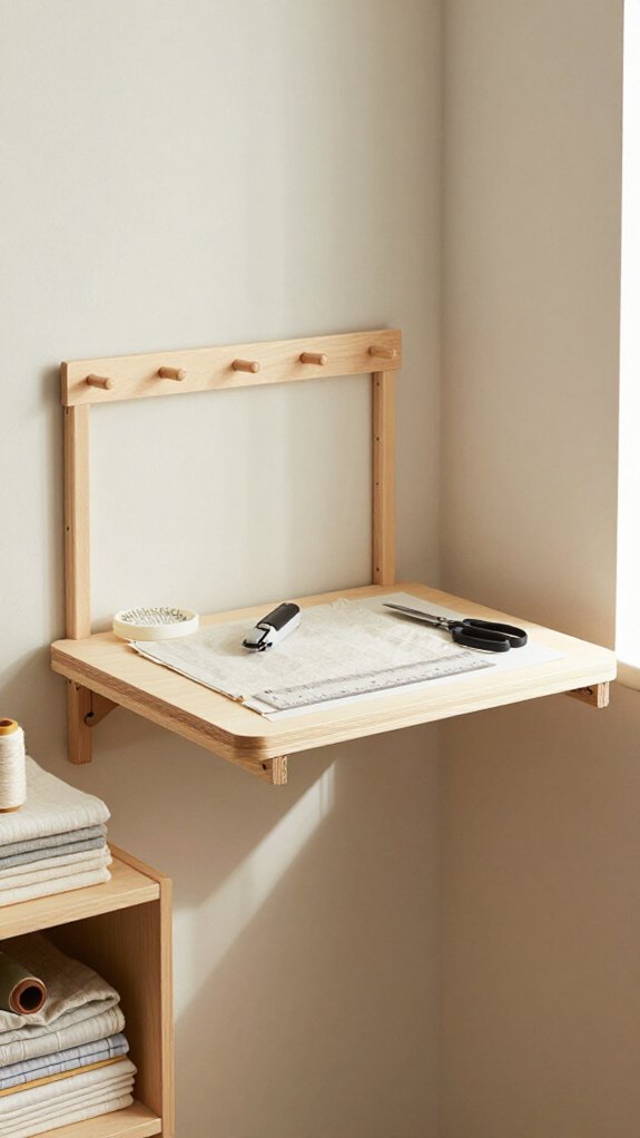 corner fabric cutting table