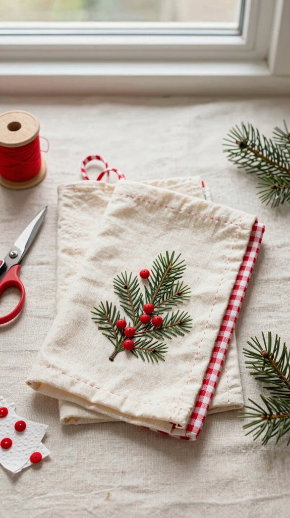 cozy cotton christmas towel set