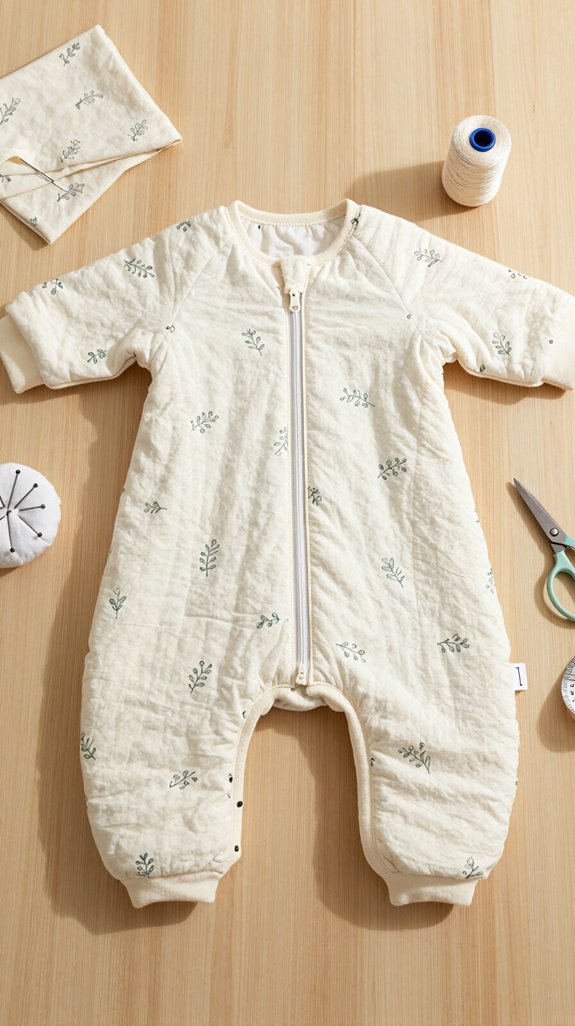 cozy diy wearable sleep sack