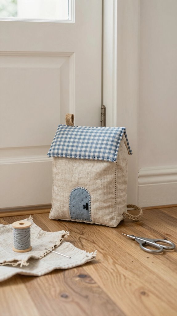 cozy fabric door wedge