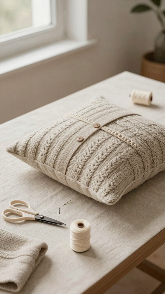 cozy sweater envelope pillow