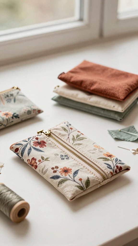 craft fair zippered pouches for quick wins