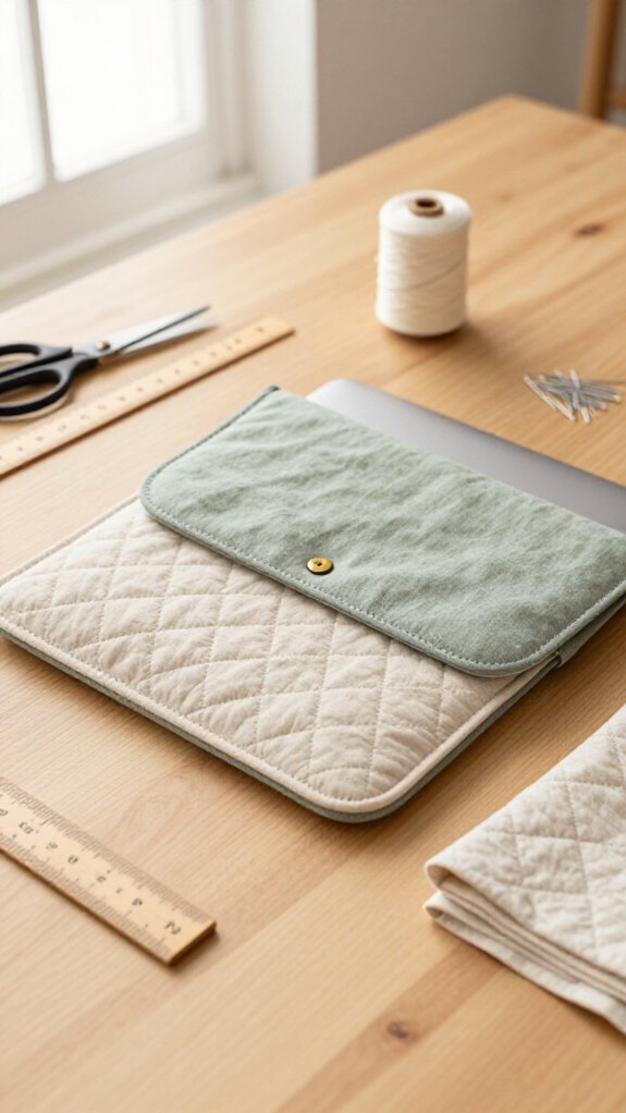 custom cotton laptop zipper sleeve
