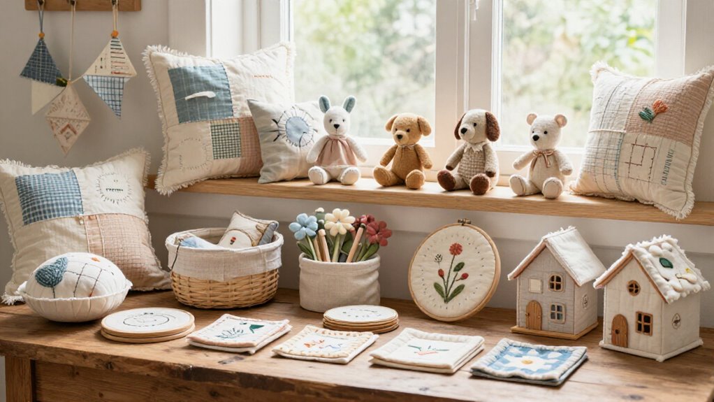 cute sewing projects display ideas