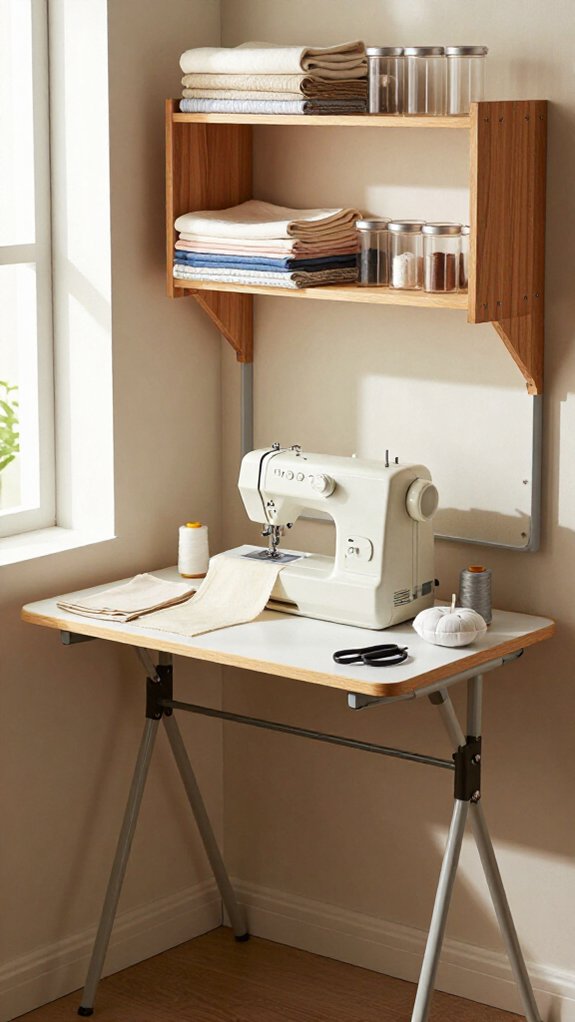 declutter fabric and tools