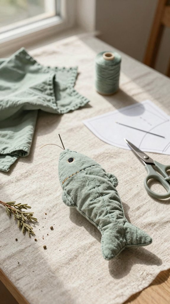 diy plush catnip toy treat