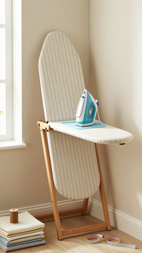 door mounted compact ironing board