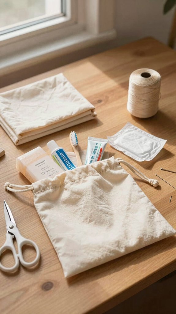 drawstring hygiene bag essentials