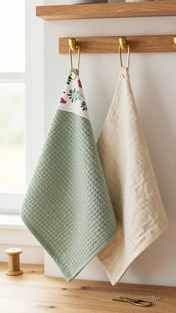 durable prewashed hemmed towel loops